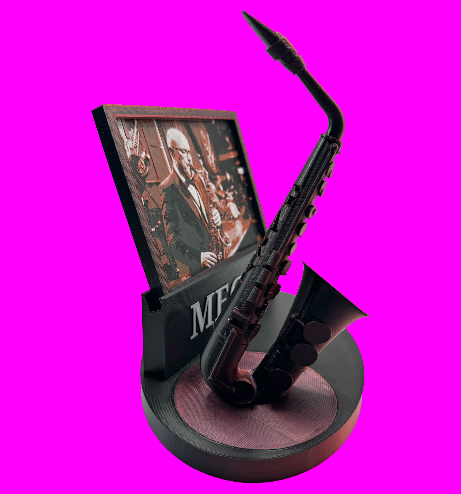 Rear view of the keepsake print